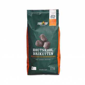 Fire-Up Houtskool Briketten Premium Quality 5 kg kopen