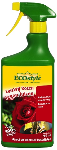 Afbeelding Ecostyle Luisvrij Rozen Gebruiksklaar - Gewasbescherming - 750 ml door Tuinartikeltotaal.nl